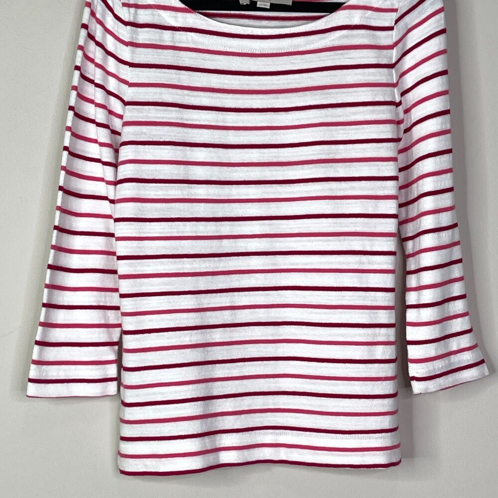 LOFT 2023 Striped Harbor Tee Women's Size XS - Picture 5 of 9